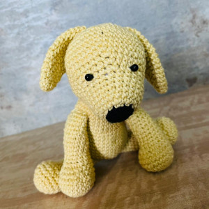 Crochet Puppy Labrador dog