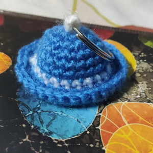 Woolen Hat Crochet keychain