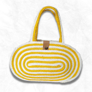 Yellow Jute Handbag