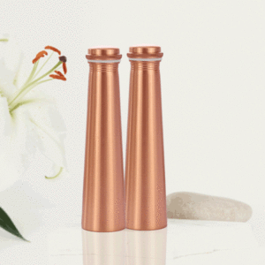 Pure copper water bottles set of 2