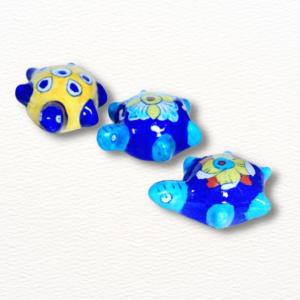 BY Ceramic Turtle Paper Weights Set of 3