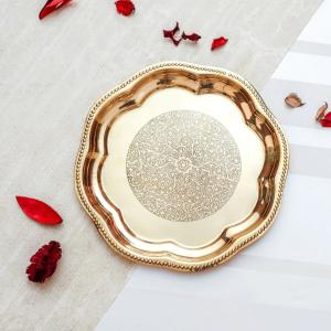 Brass Dinner or pooja  Plate 10 Inches
