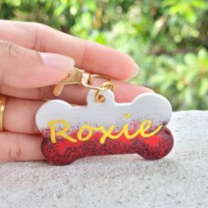 Personalised Ombre Pet Name Tags