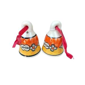 Blue Pottery Ceramic Autumn Bells