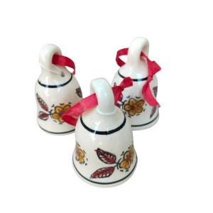 Blue Pottery Ceramic Dune decor bells