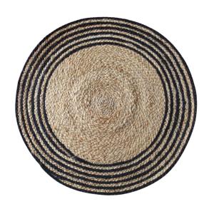 Ringed Border Jute Carpet