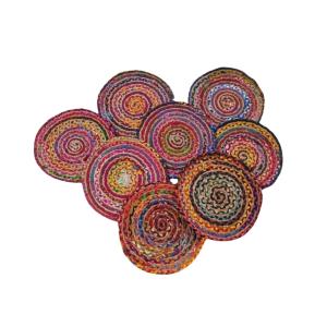 Multicolour Cotton Rope Table Placemats