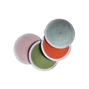 White Ring Cotton Rope Table Placemat