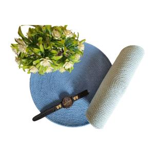 Cool tone cotton rope table placemat