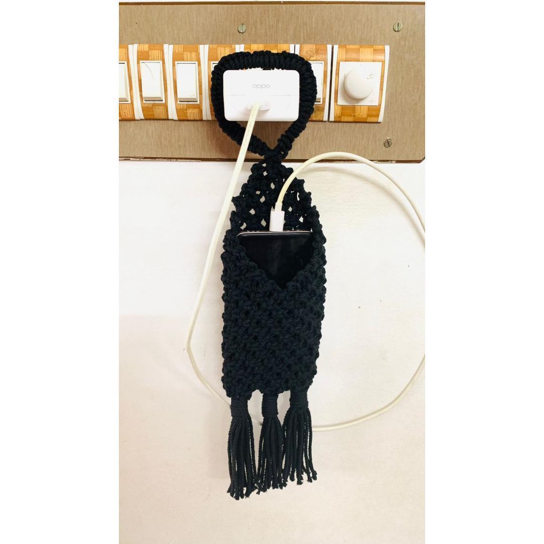 How to make Macrame Mobile Pouch | step by step - YouTube