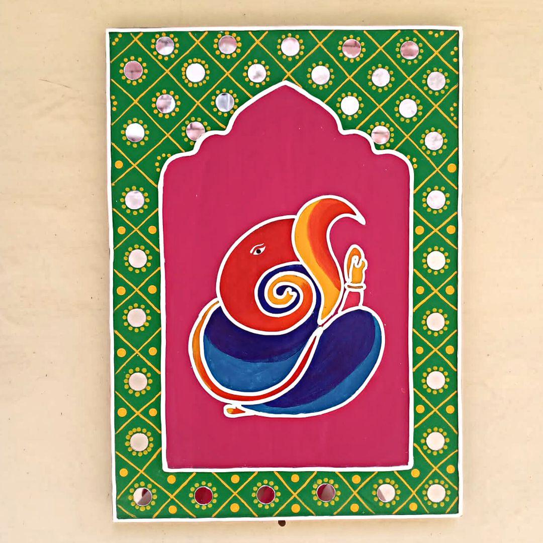 Ganesha Lippan Art