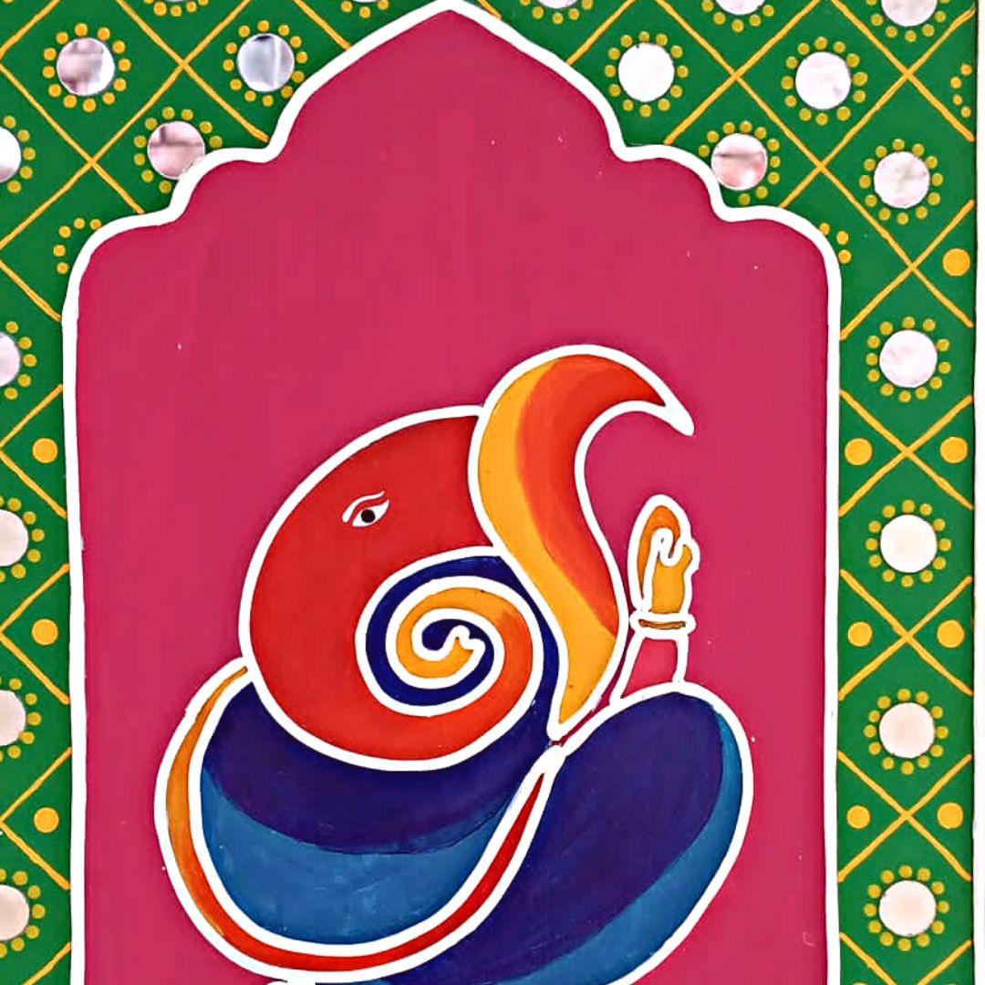 Ganesha Lippan Art