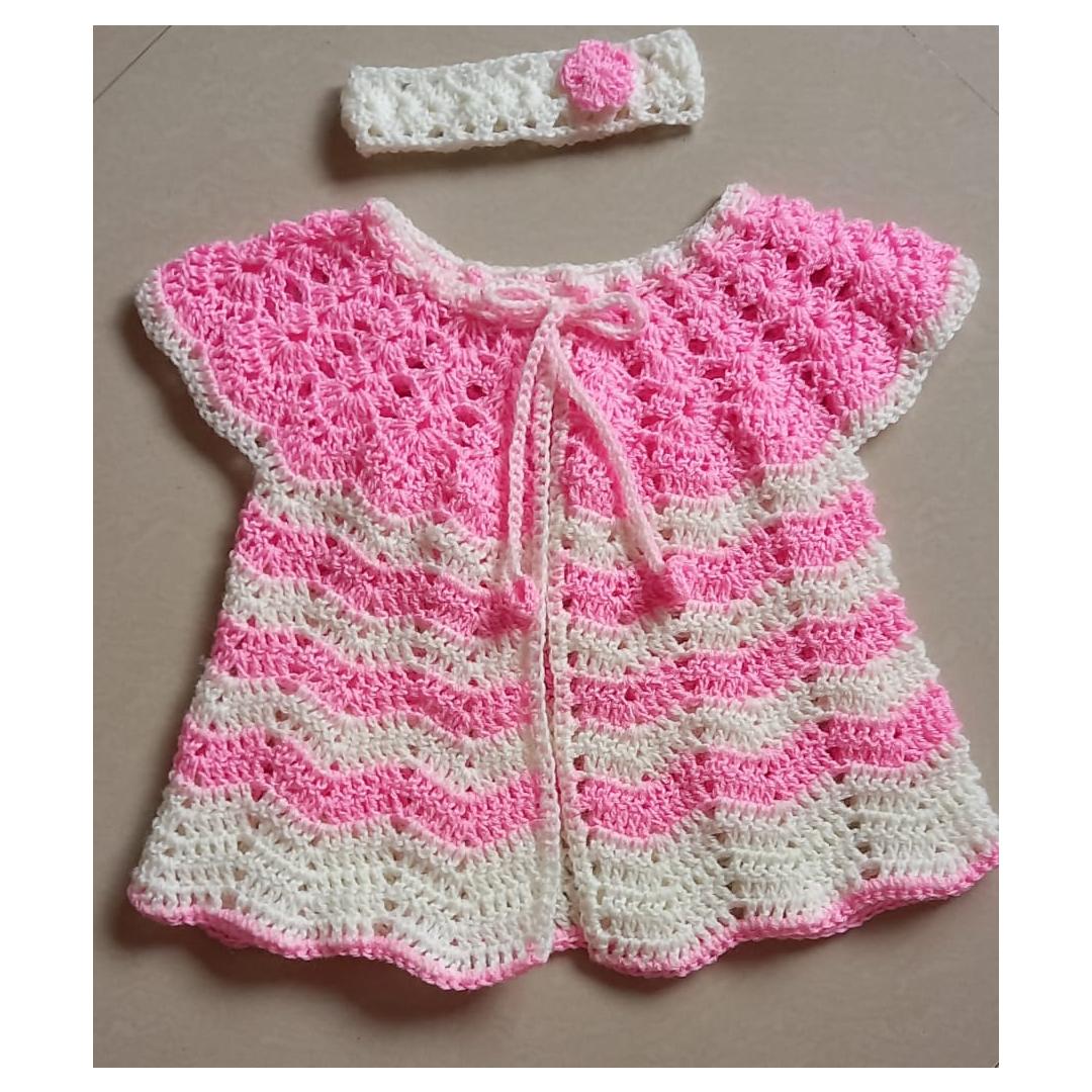 fcityin  Little Labs Handmade Baby Sweater Frock Cum Dress With  Shruggreen 