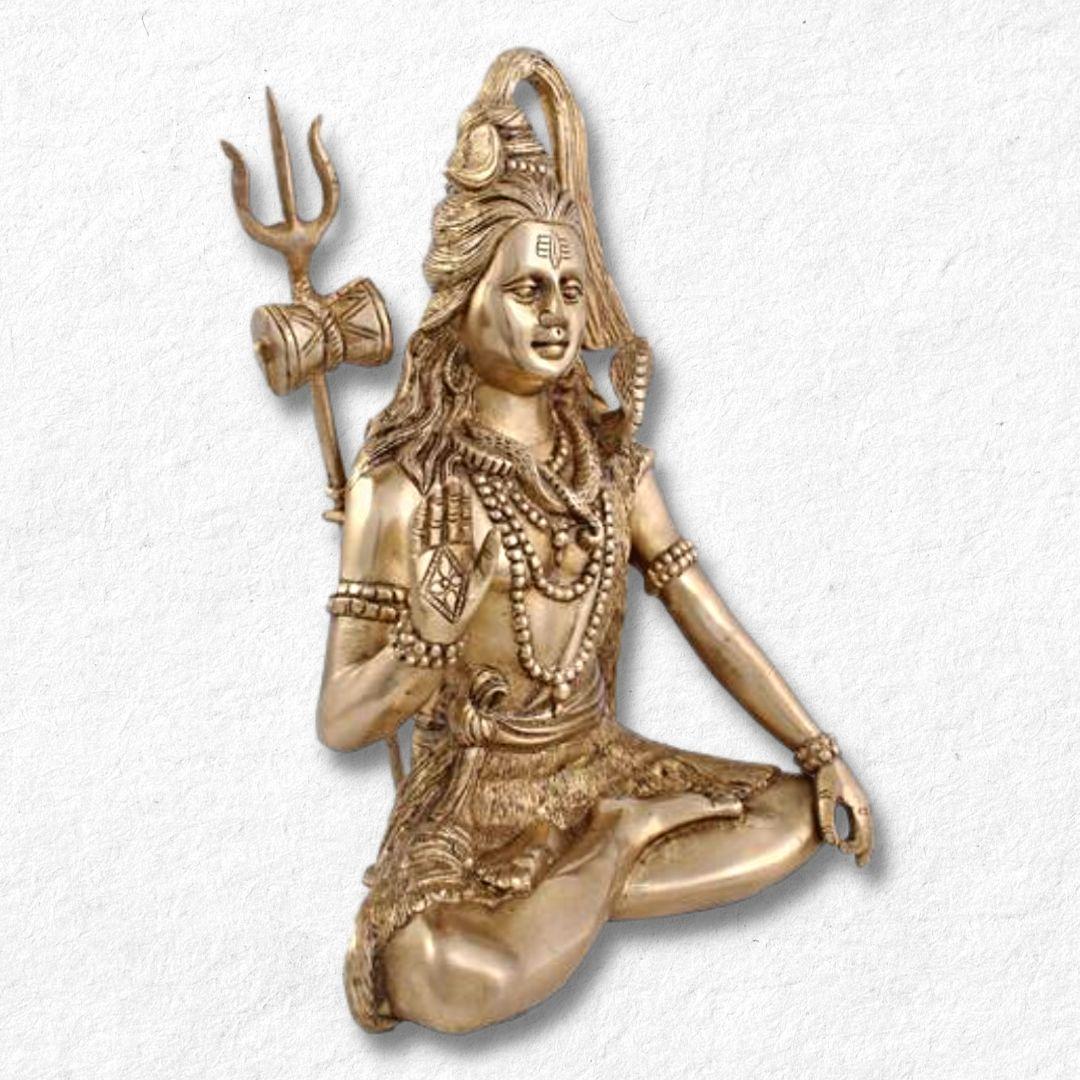 Viciniti : God Shiva Bhole Baba Lord Mahadev Idol Statue 29.5 cms