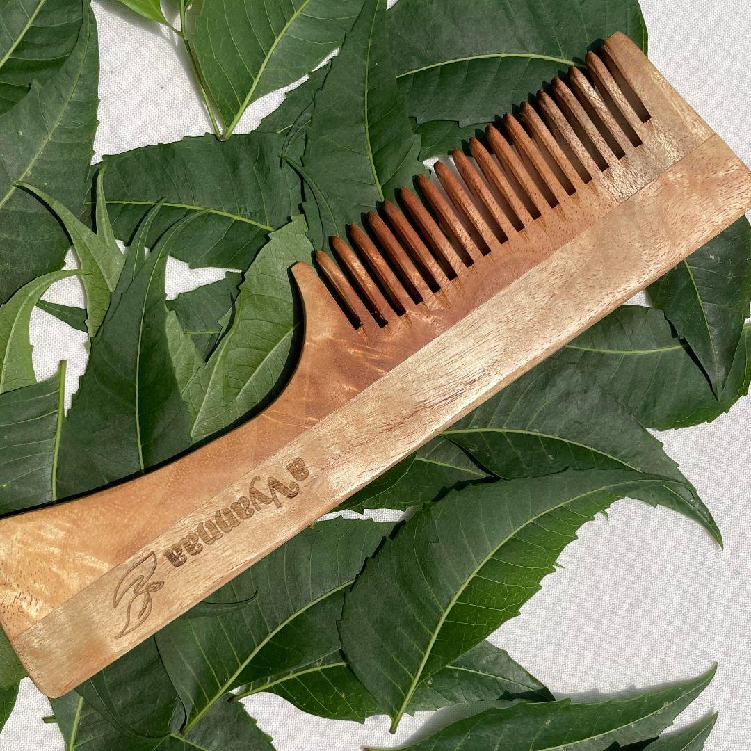 Neem Handle Comb