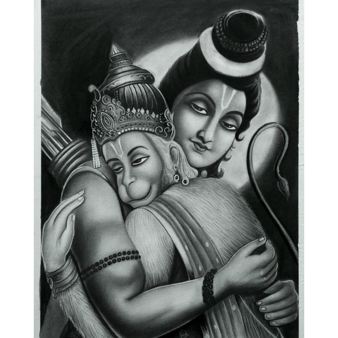 A sketch of Lord Ram  Curious Times
