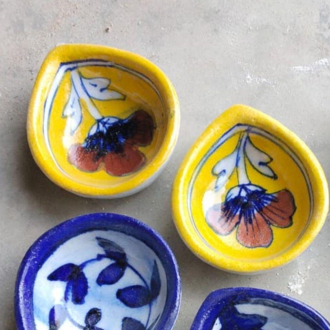 Ceramic Diyas Set of 2