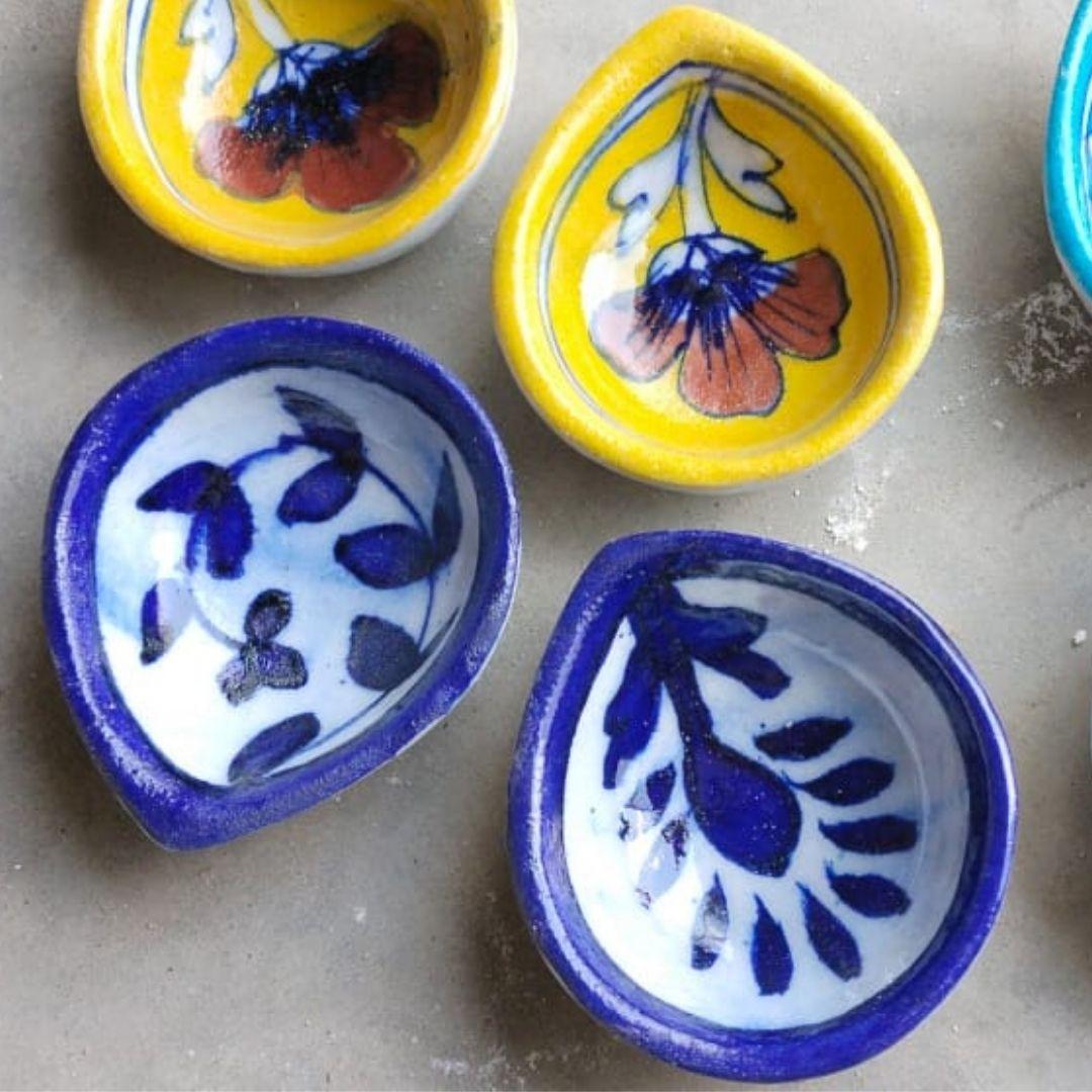 Ceramic Diyas Set of 2