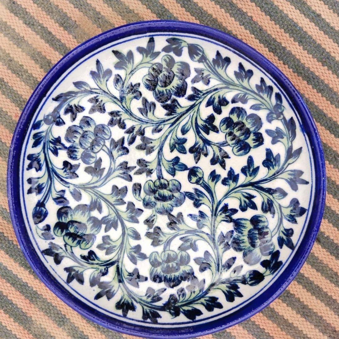 Jade Ceramic Plate 8 Inches