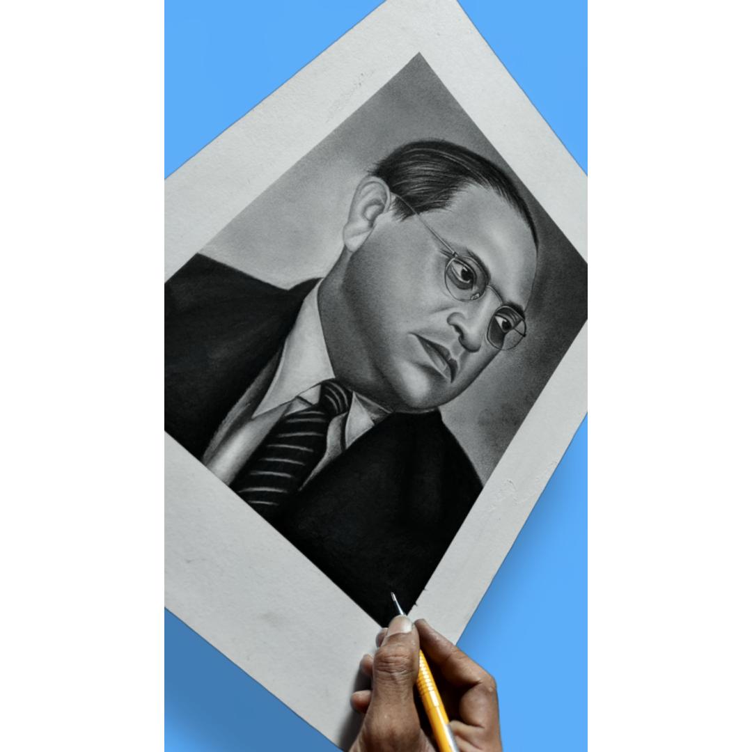  Art  Paintings Dr Babasaheb Ambedkar drawing Follow me for more  content like this  Art  Paintings pencil sketch pencil sketch  artist पसल सकच video Siddhants Artwork  ShareChat 