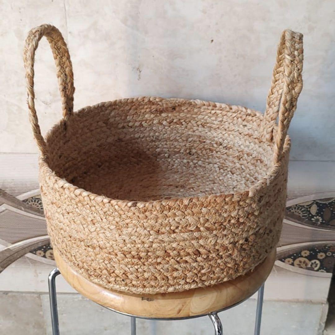 Jute Basket 12 Inches