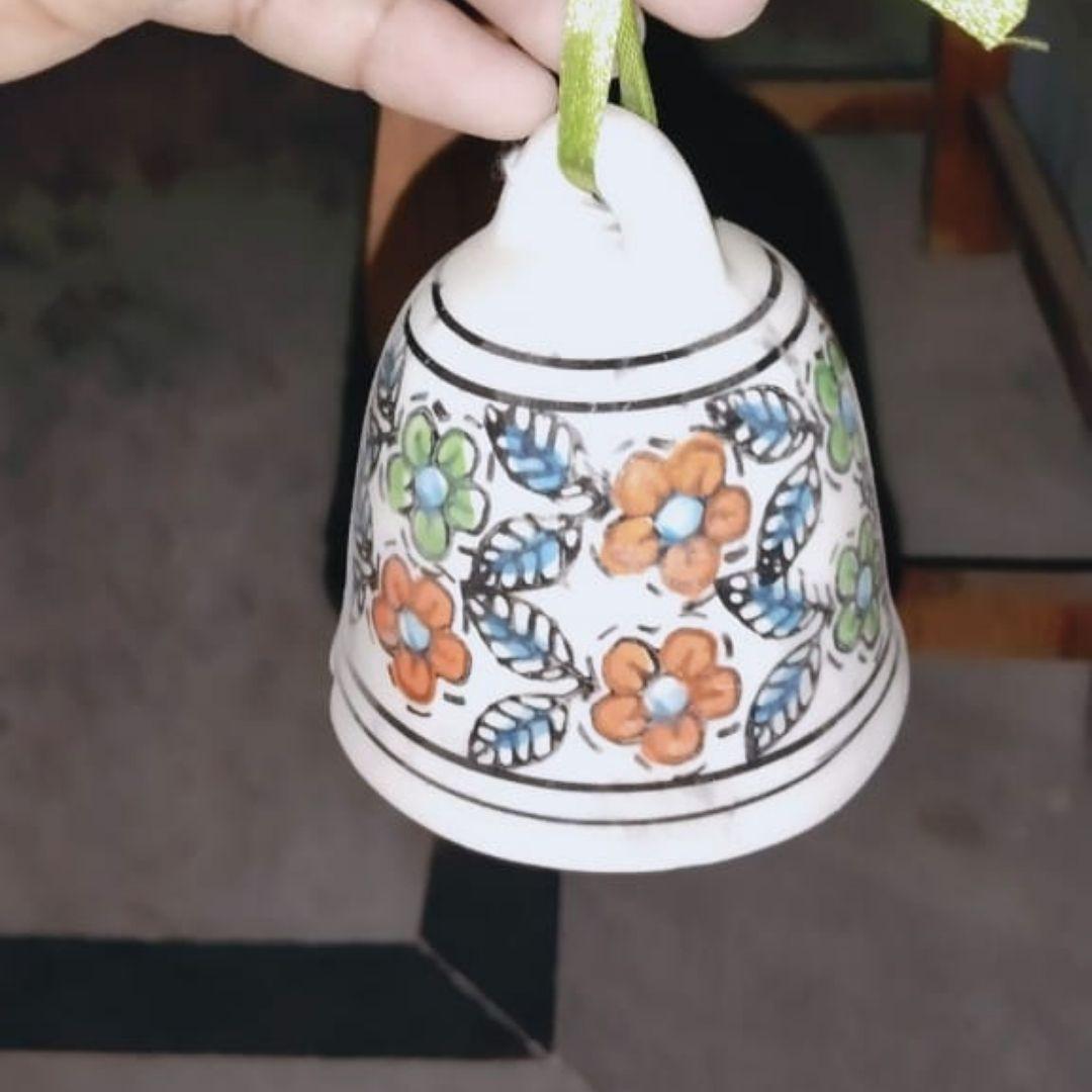 Floral Ceramic Bell