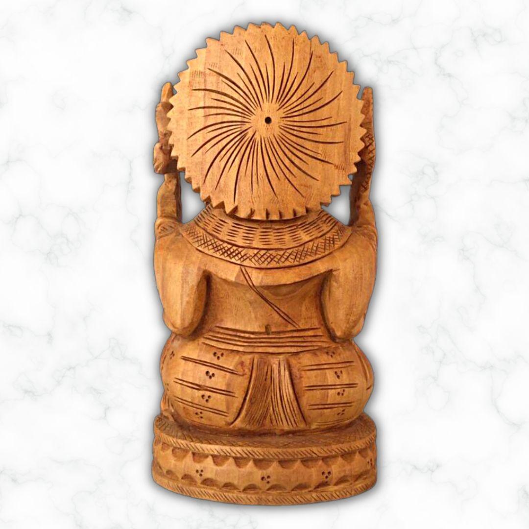Wooden Ganesha Murti
