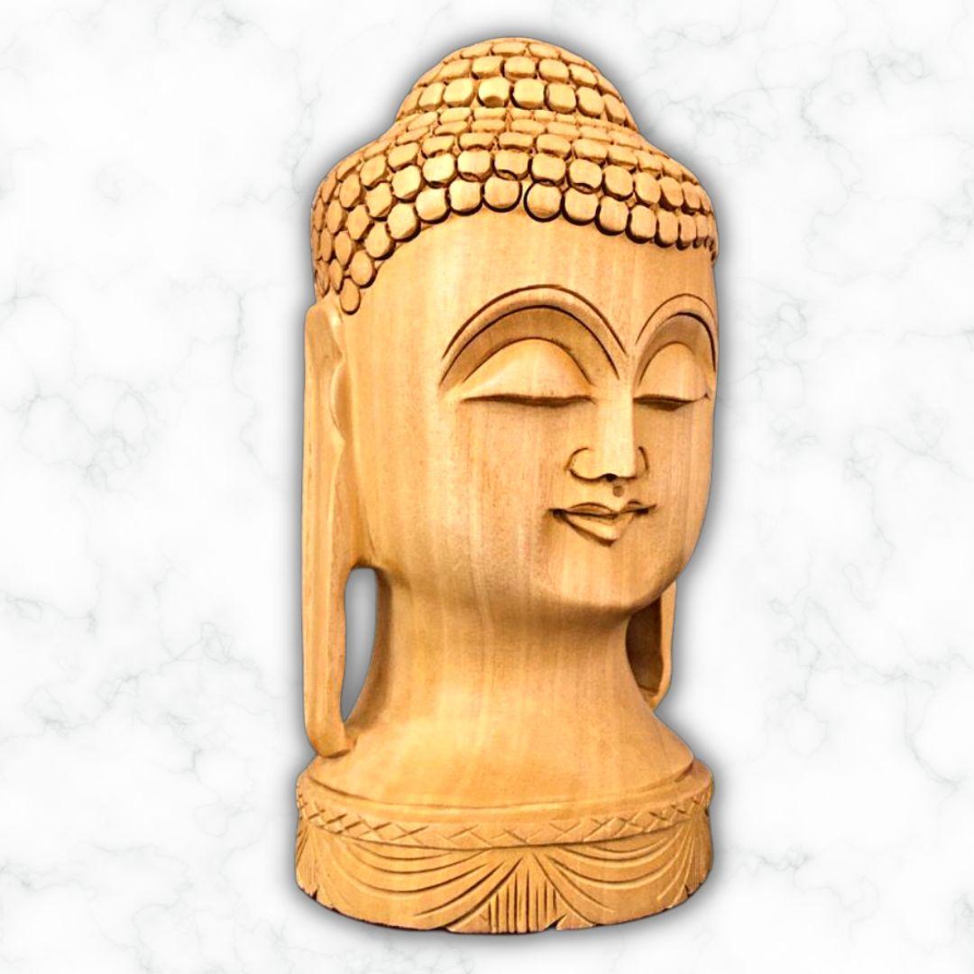 Wooden Buddha Murti Showpiece