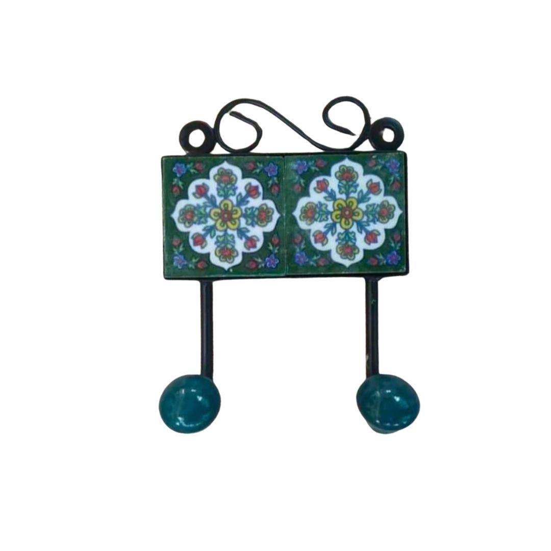 Blue Pottery Ceramic Double Hangers in multiple colour options