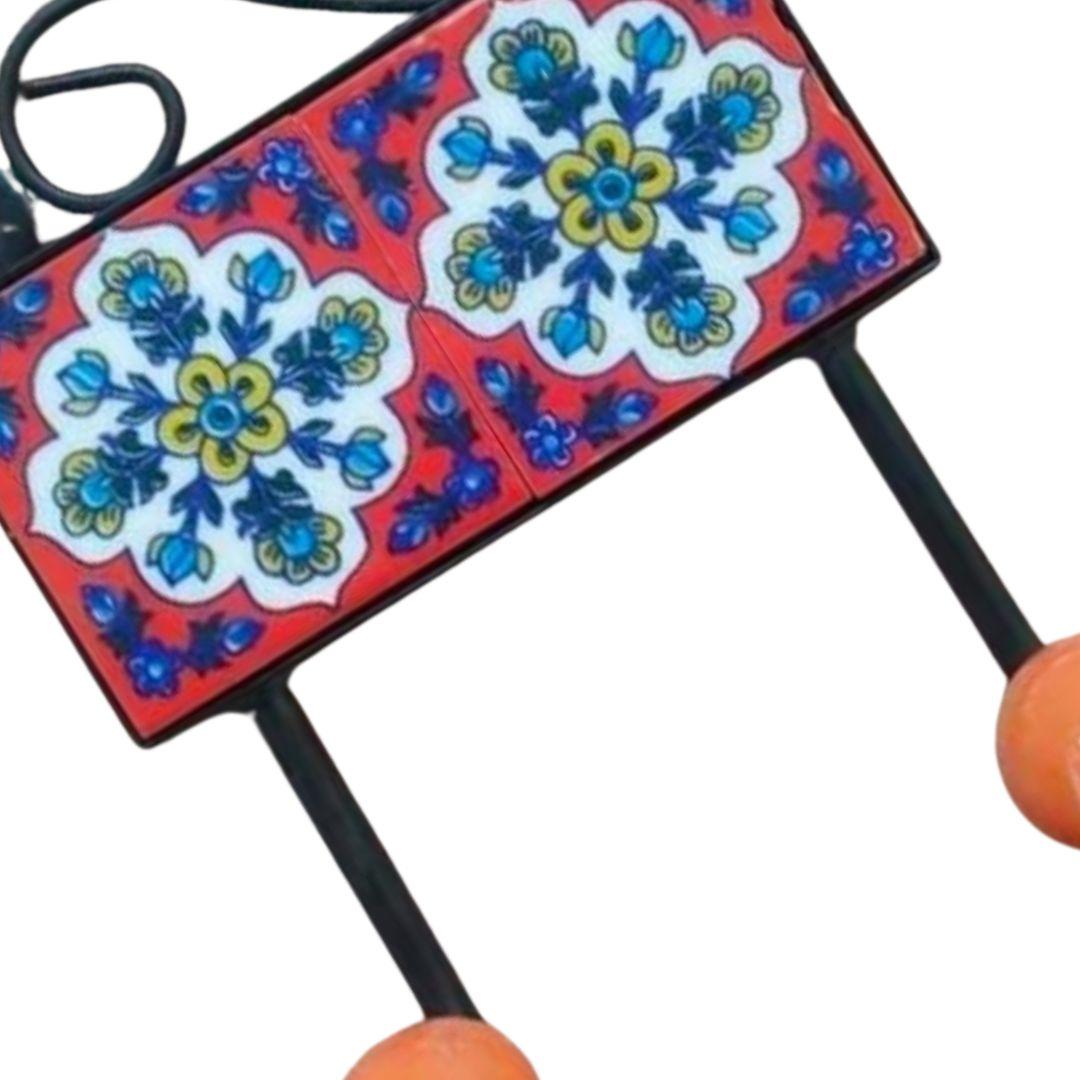 Blue Pottery Ceramic Double Hangers in multiple colour options