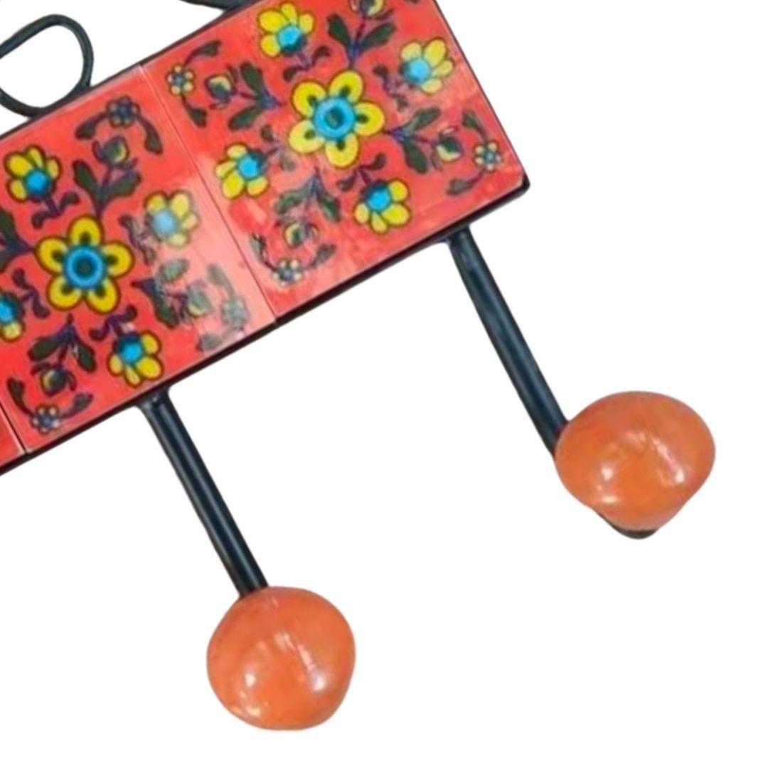 Blue Pottery Ceramic Triple Hangers in multiple colour options