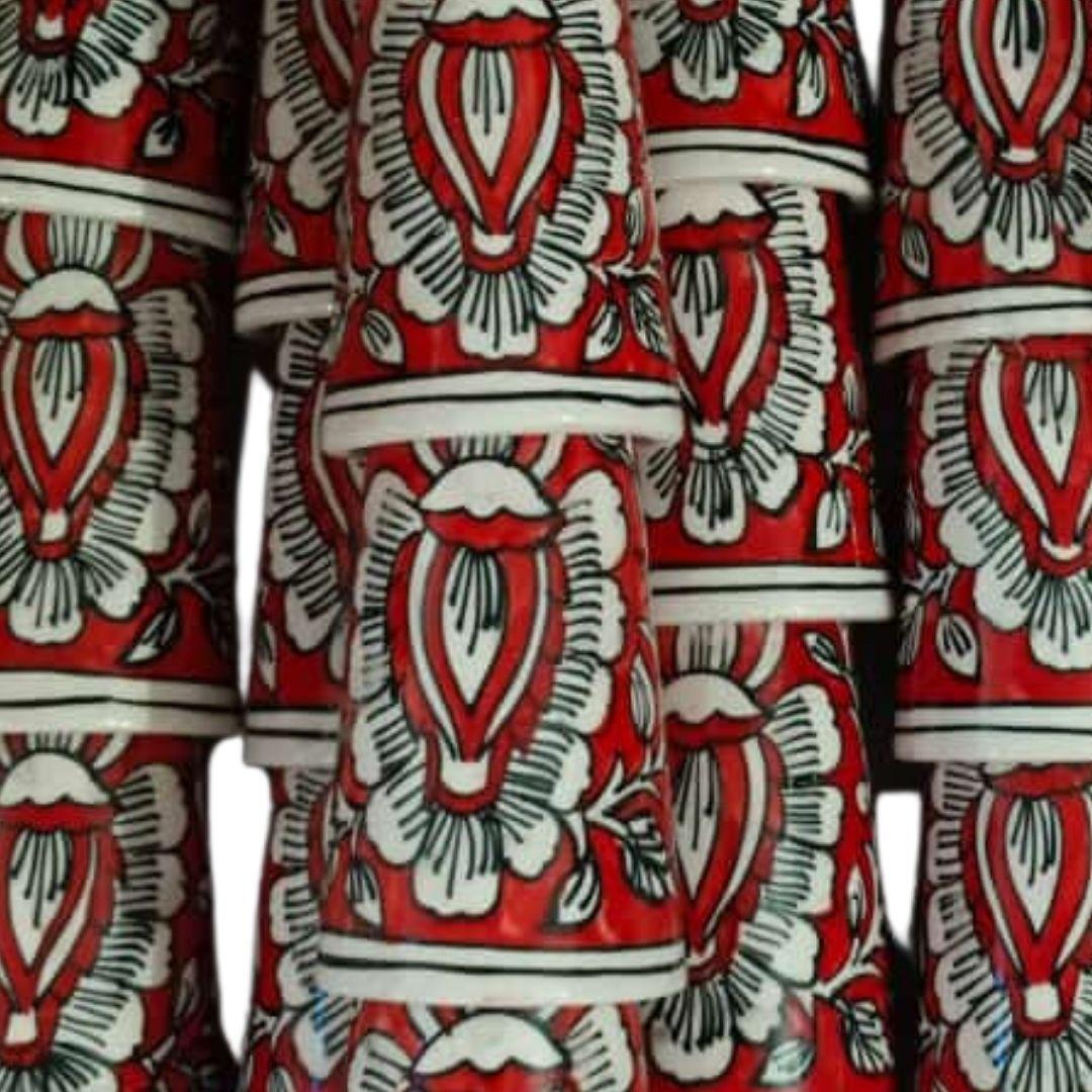 Paisley Blue Pottery Ceramic Planters in multiple colour options