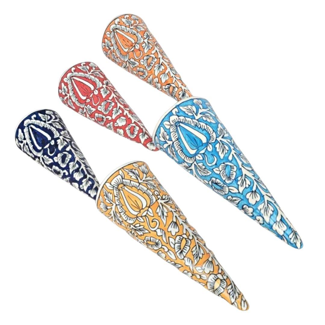 Paisley Blue Pottery Ceramic Planters in multiple colour options