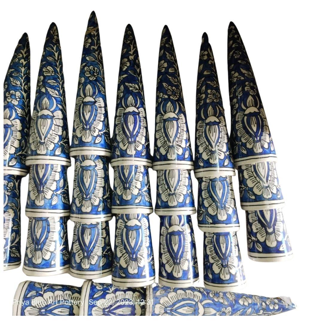 Paisley Blue Pottery Ceramic Planters in multiple colour options