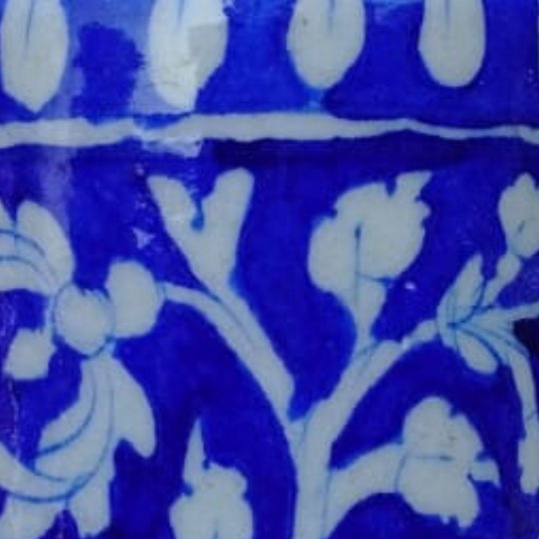 Indigo Garden Blue Pottery ceramic vase 2