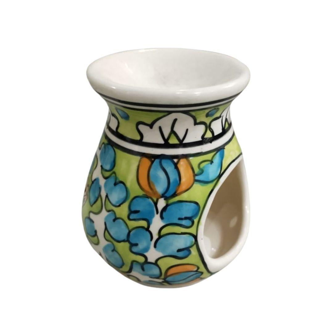 Pista Blue Pottery Ceramic Oil Diffuser