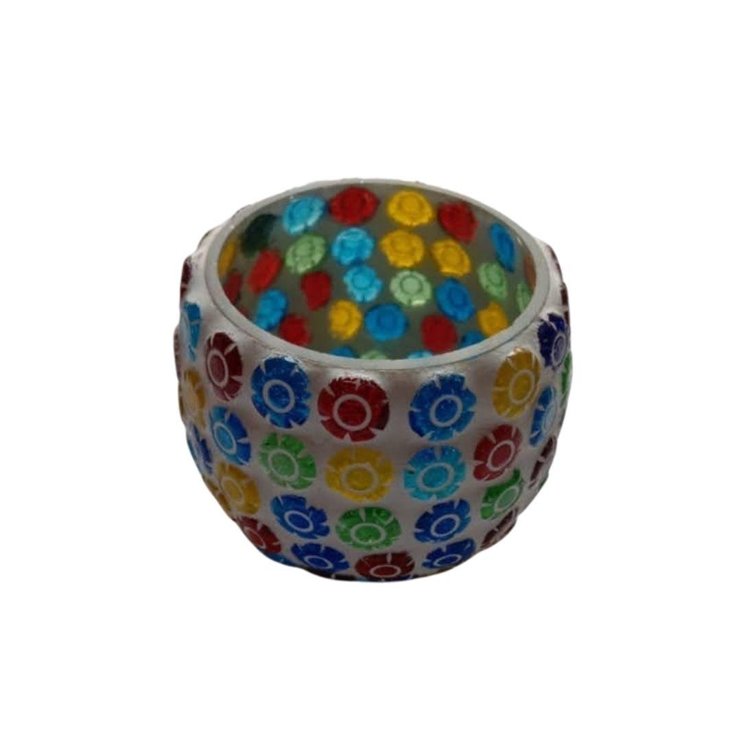 Glass Tea Light Holder 1