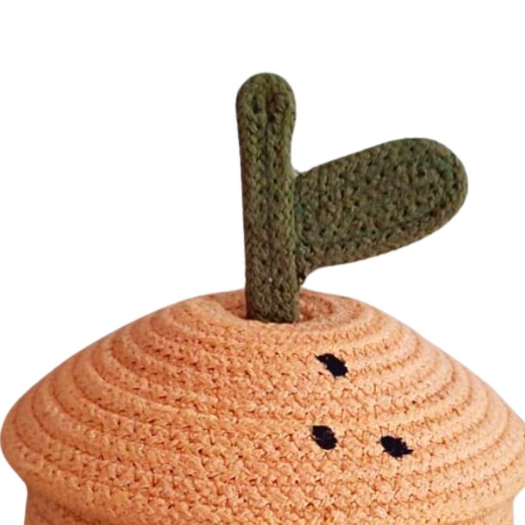 Orange cotton Rope Gift Hamper Basket