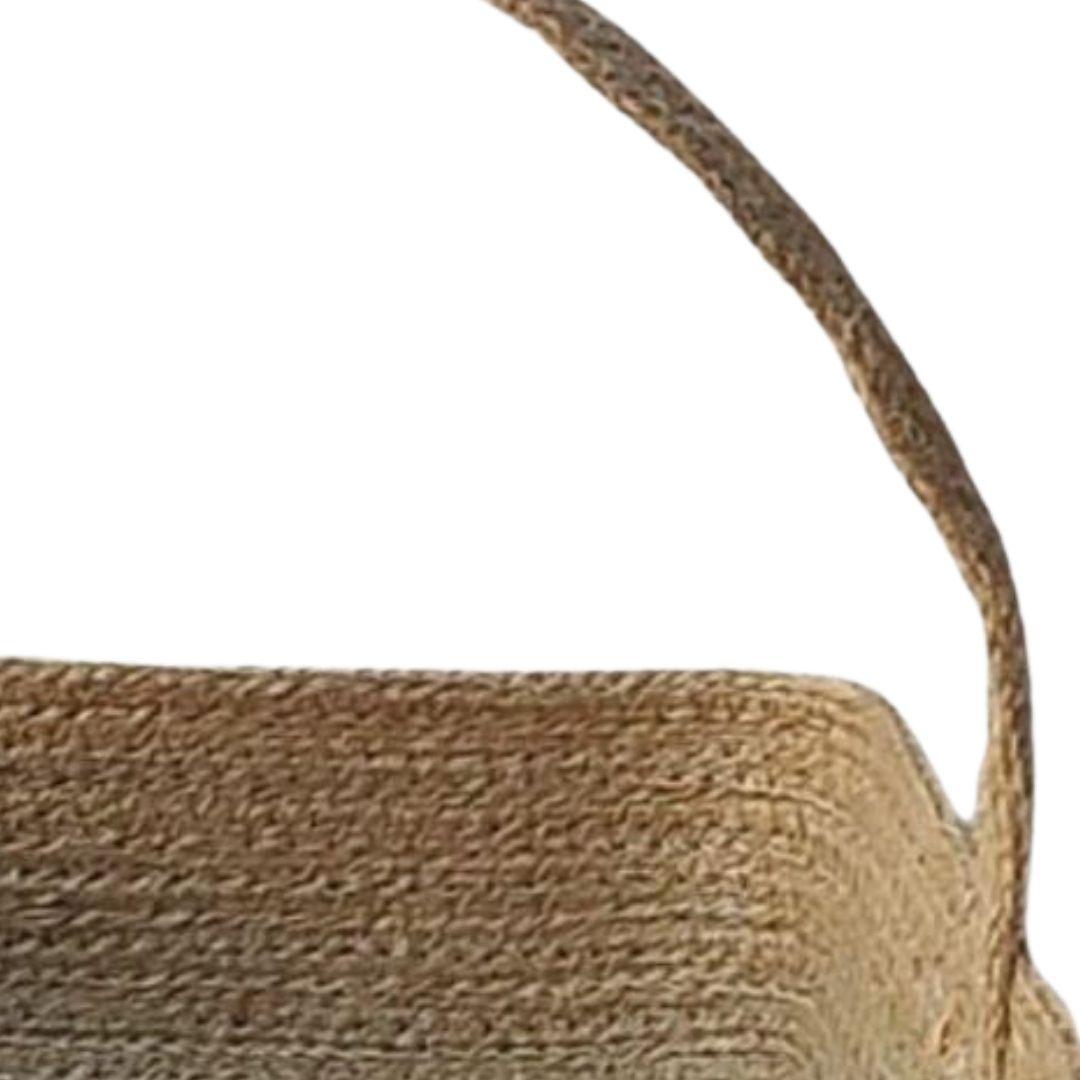 Rectangle Jute Gift Hamper Basket with Handle