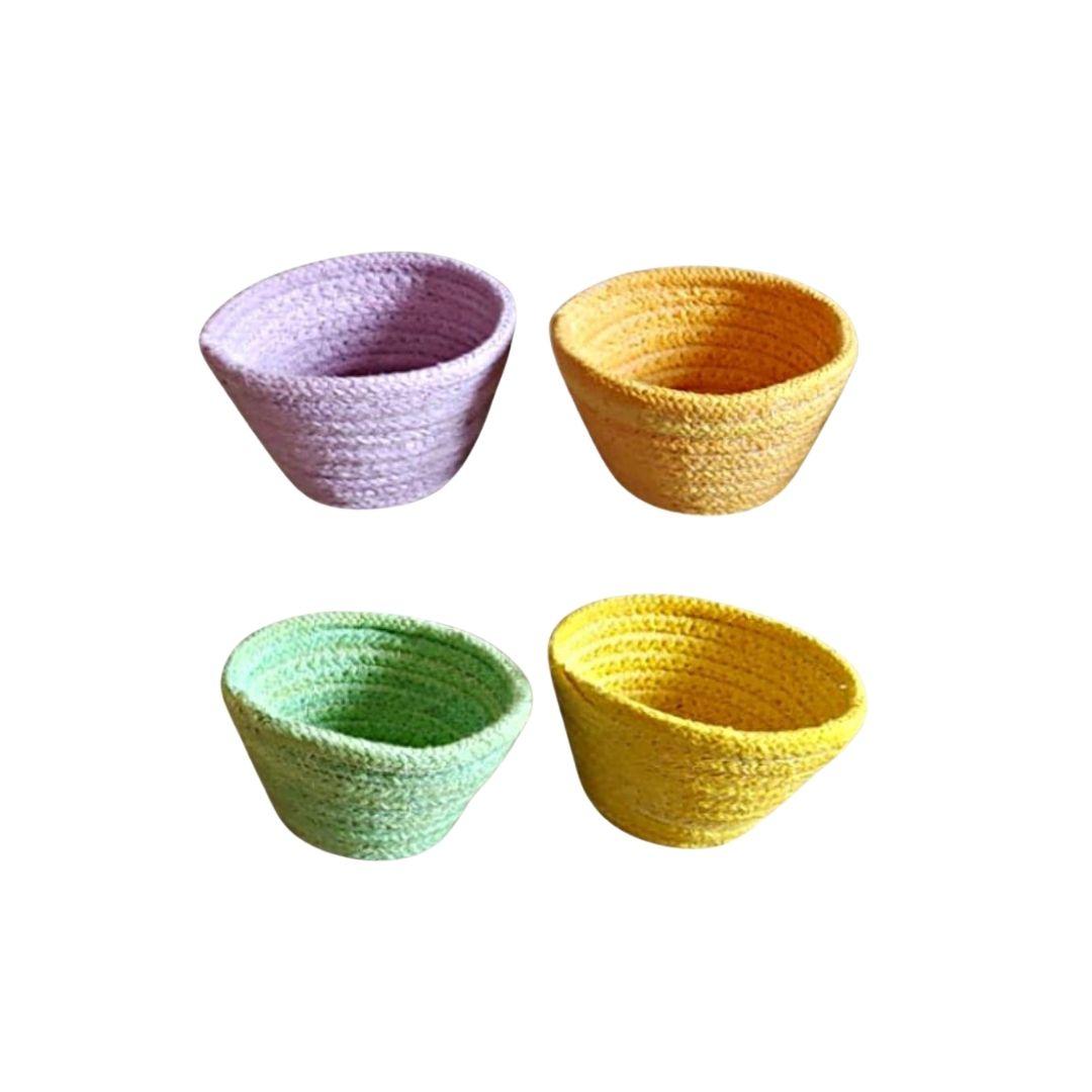 Mini Candy Pop Cotton Rope Bowls