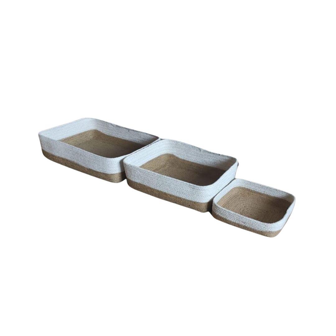 The Classic Storage or Gift Hamper Baskets set of 3