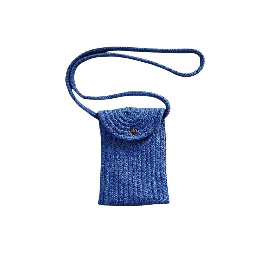 Cotton Rope Mobile Sling Bag