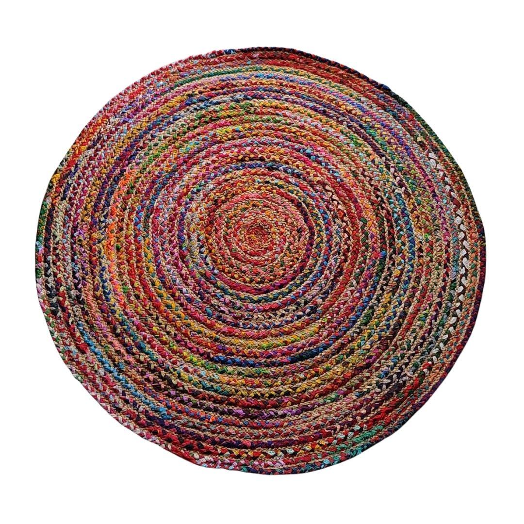 Rainbow Cotton Rope Carpet