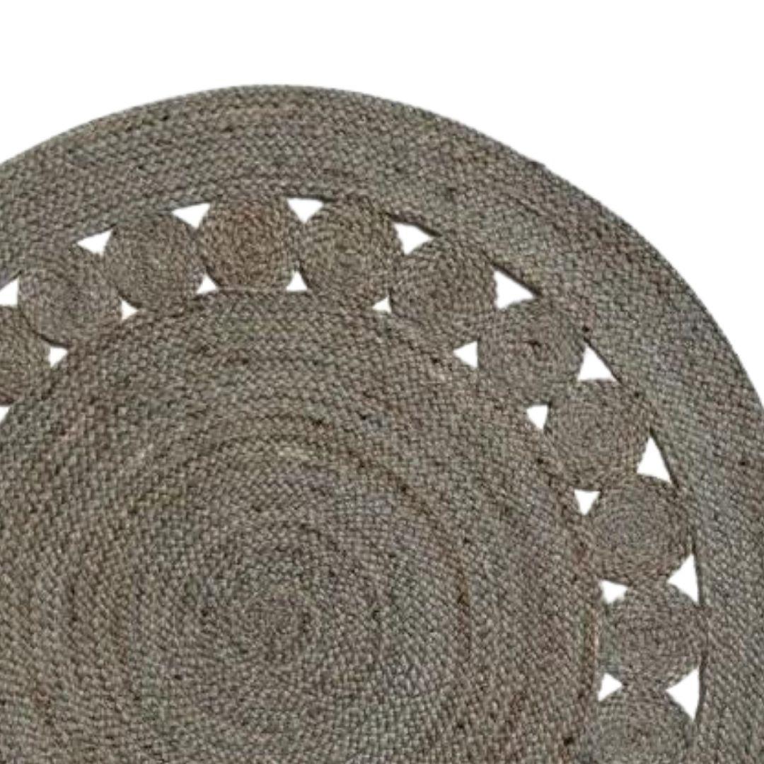 Natural Jute Grey Carpet
