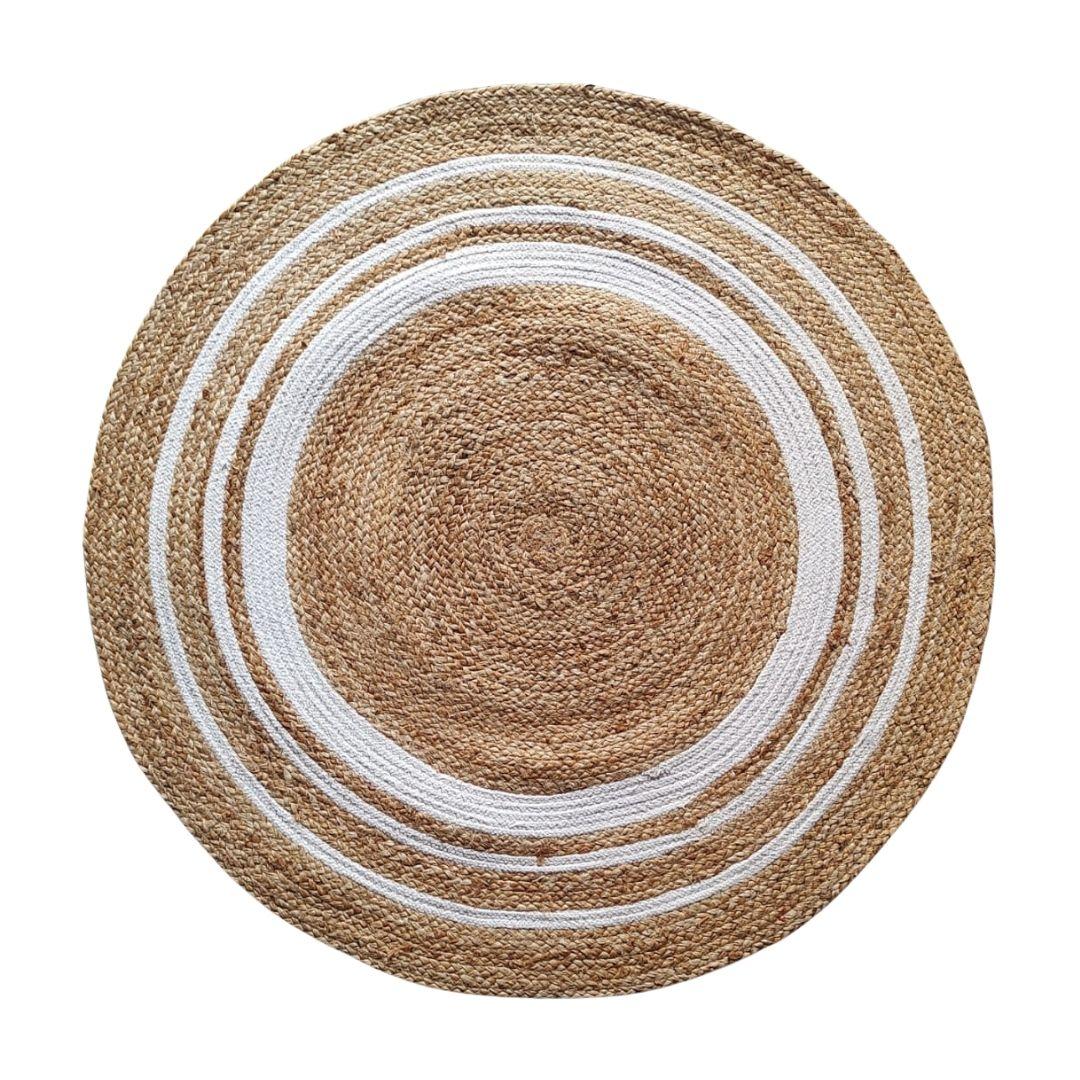 Cotton Rope and Jute Rings Carpet