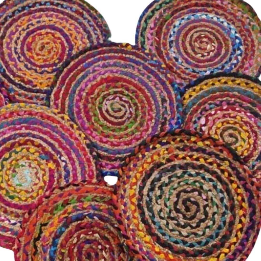 Multicolour Cotton Rope Table Placemats