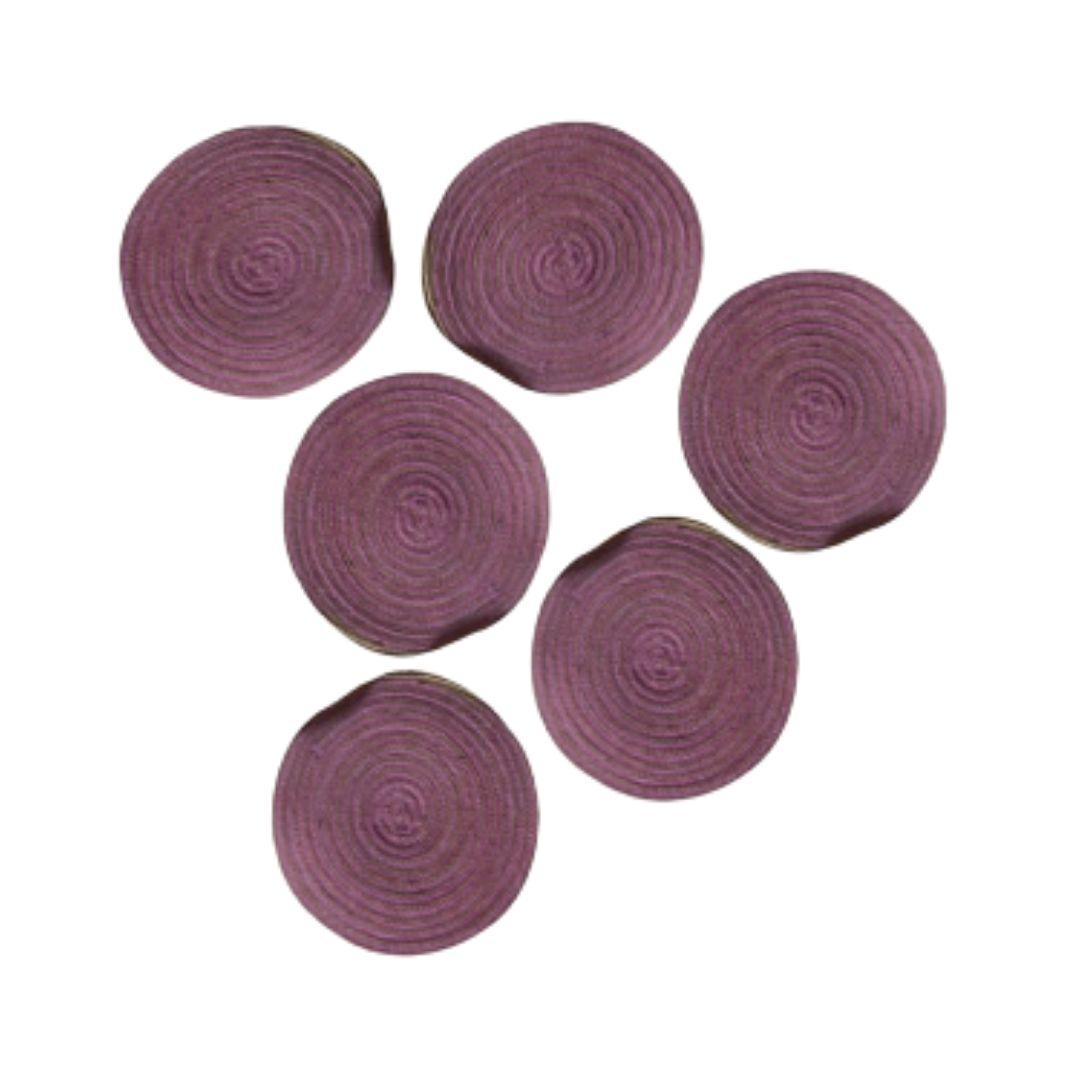 Solid cotton rope placemats