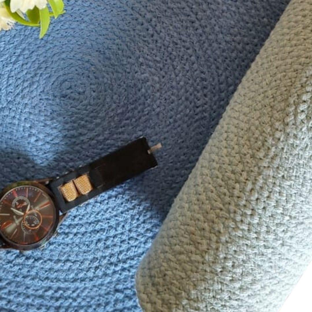 Cool tone cotton rope table placemat