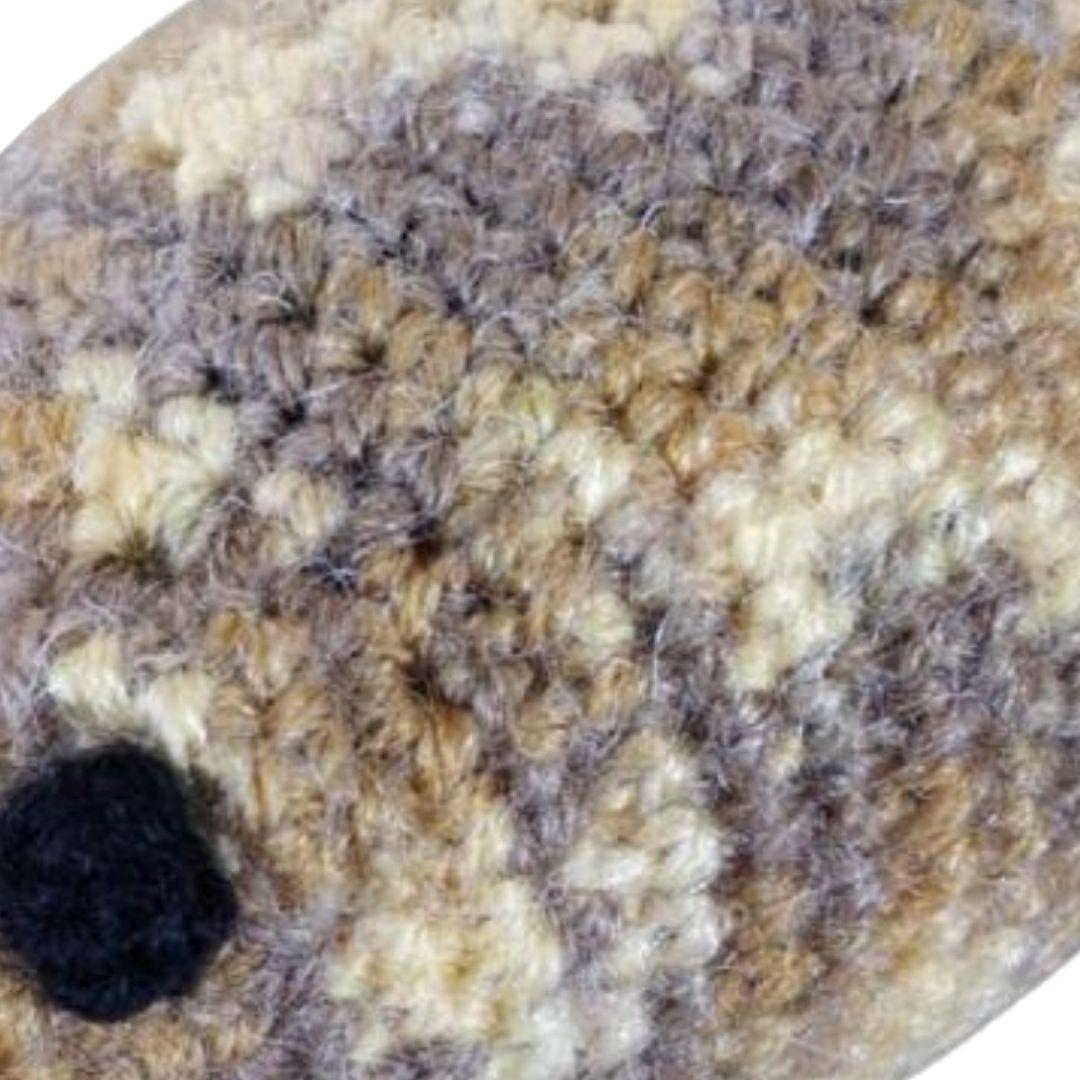 Crochet Marbled Forest Frog Soft Toy