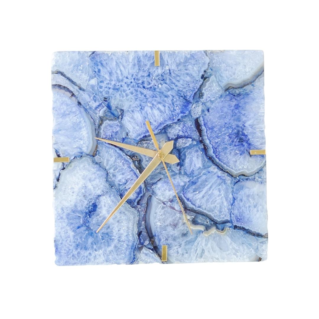 Crystal Agate Square Wall clock